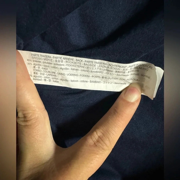 Zara women’s Crochet Windowpane Lace Over Top blue green yellow plaid large fem - Picture 6 of 6